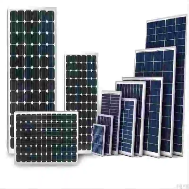 ソーラーモジュール50W 100W 150W 200W家庭用モノPVパネルグレード高効率