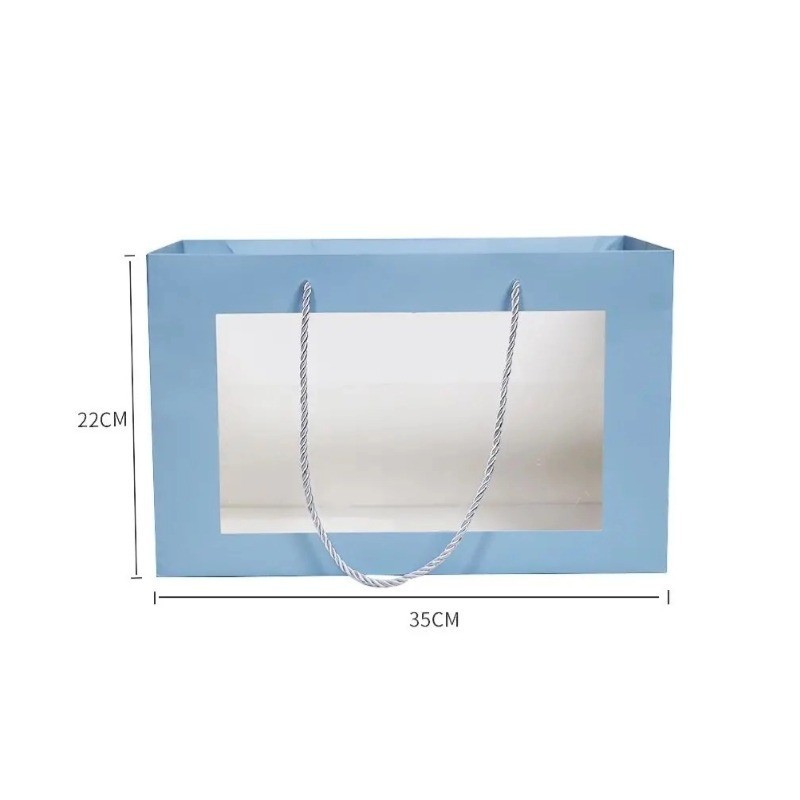 Bolso de mano azul
