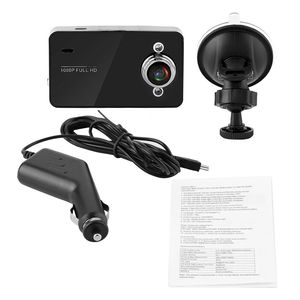 K6000 2.7インチHDカーDVRダッシュカメラ1080PビデオレコーダーナイトビジョンMicroSD対応ドライビングレコーダー付き