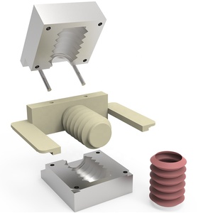 Molded Auto <strong>Part</strong> <strong>EPDM</strong> Silicone NBR Neoprene Rubber Dustproof Bellow Expansion Joint Compression Mold - Product Image 1