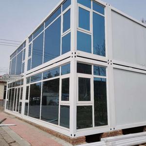 Trung Quốc nhà máy container 20ft nhanh chóng xây dựng 2 lớp với cầu thang Rèm kính sang trọng văn phòng container prefab nhà - Product Image 3