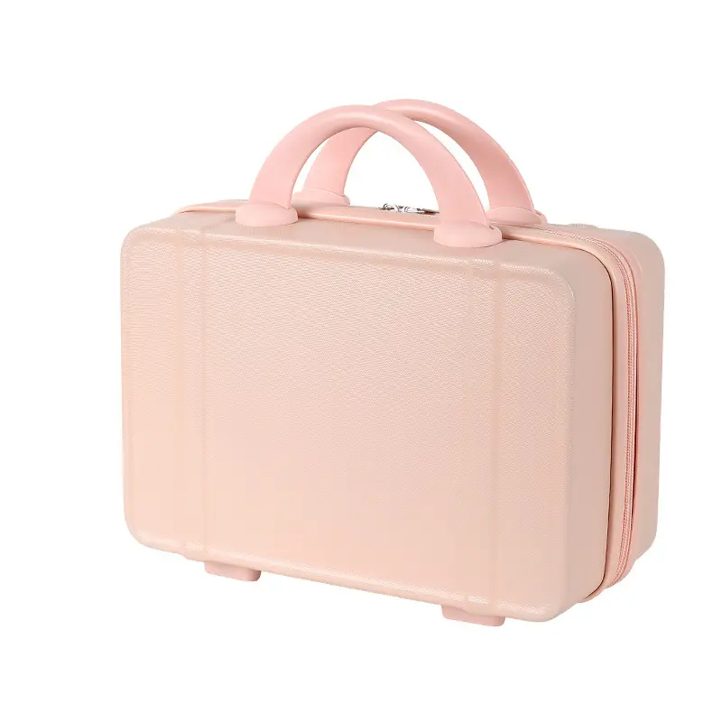 Ds2839 Reis Make-Up Case Make-Up Hoesjes Cosmetische Organizer Tas Met Elastische Band 14 Inch Draagbare Mini Abs Koffer