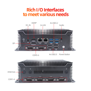 Computadoras integradas sin ventilador con CPU Intel Core I3 N305 N97, DDR4 individual de 32 GB de RAM, diseño resistente para entornos hostiles