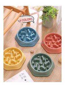 Fábrica Atacado Pey Alimentador Bowl Prevenir Upset Dog Bowl <span class=keywords><strong>Slow</strong></span> Feed Food Storage Bowl - Product Image 4
