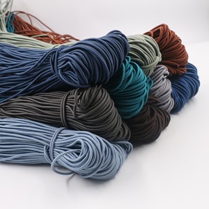 <strong>Colorful</strong> <strong>Elastic</strong> Rubber Cord <strong>String</strong> Polyester 2-3mm <strong>Elastic</strong> Cord Rubber Ropes for Shoes Bags Garments Home Textiles Packaging - Product Image 5