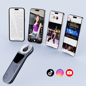 2025 Neuer Wireless Presenter Pen mit Fernbedienung TikTok Scrolling Page Turner Clicker für Präsentation und Laserpointer - Product Image 3