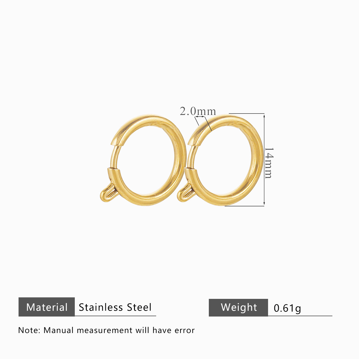 Gold 14mm