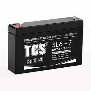 Tcs SL6-7 6volt 7Ah giá rẻ nhất pin năng lượng mặt trời chì axit Golf giỏ hàng pin có thể sạc lại van quy định pin axit chì - Product Image 1