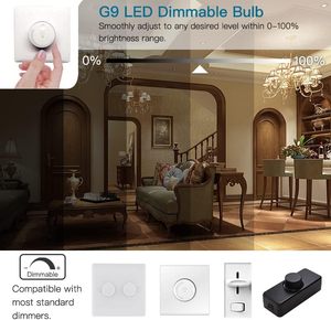 G4 LED ışık ampuller kısılabilir AC/DC 12V 24V bi-pin LED ampul silikon 3000K 4000K 6000K LED mum ışığı g4 taban şeffaf kabuk - Product Image 6
