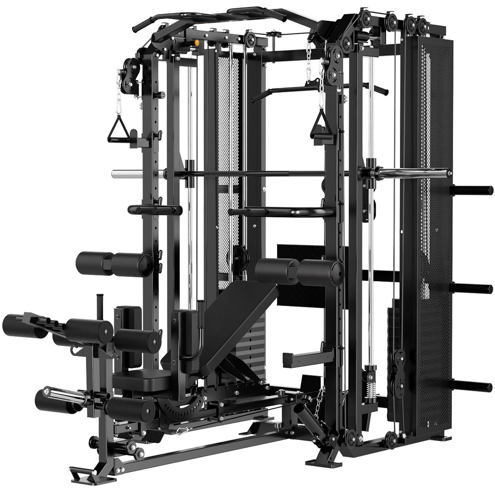 Black rack with bench