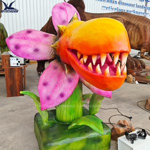 Adventure Park Decoración Simulación Flor Modelo Planta personalizada con sonido de masticación espeluznante - Product Image 3