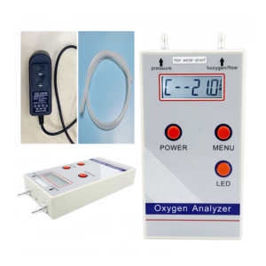 Medidor portátil recargable de O2, sensor de concentración de pureza, detector de prueba de flujo y presión de gas, analizador ultrasónico de oxígeno, para uso en exteriores - Product Image 2