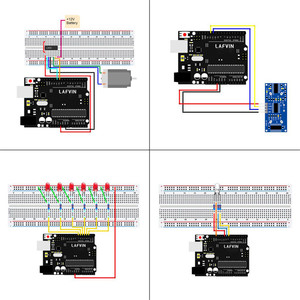 Mit Tutorial LAFVIN Basic Starter Kit für Arduino