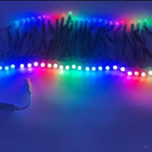 ไฟ LED ดิจิตอลพิกเซล 13 ซม. 2811 IC พิกเซลสีเต็มรูปแบบไฟ LED โมดูล DC 5 V อินพุต IP67 RGB สี
