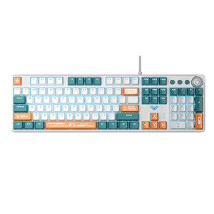 AULA F2088 Pro 104-Key Wired Gaming <strong>Keyboard</strong> Full Size USB Interface <strong>Numeric</strong> <strong>Keypad</strong> New Mechanical Operation for Laptop Computer - Product Image 1