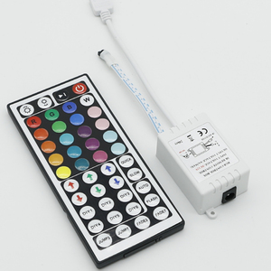 Caja de control RGB tira de luz inteligente para el hogar SMD 5050/3528/2835 tira de luz LED bolsa antiestática 44 teclas IR Control remoto DC12V atenuadores - Product Image 2