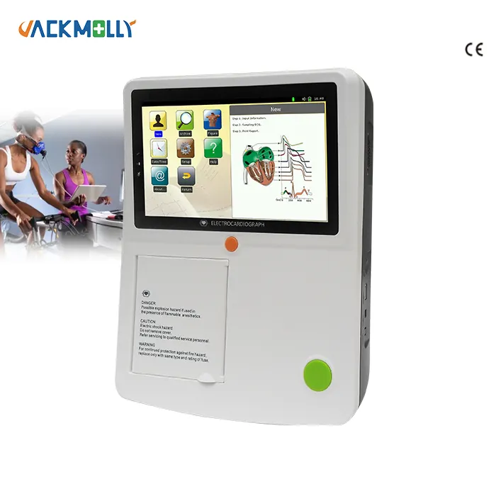 Touchscreen 3-Kanal-EKG-Gerät für medizinische Zwecke