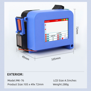 Life Mini Handheld Color Blue Wireless Usb piccola stampante a getto d'inchiostro portatile per regali/etichetta di testo/Logo Qrcode/data di codice a barre - Product Image 4