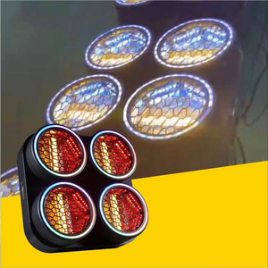 Led Retro ışık arı-göz 4-leaf Retro ışık arka plan ışın yıkama etkisi sahne Retro Dj ışığı - Product Image 2