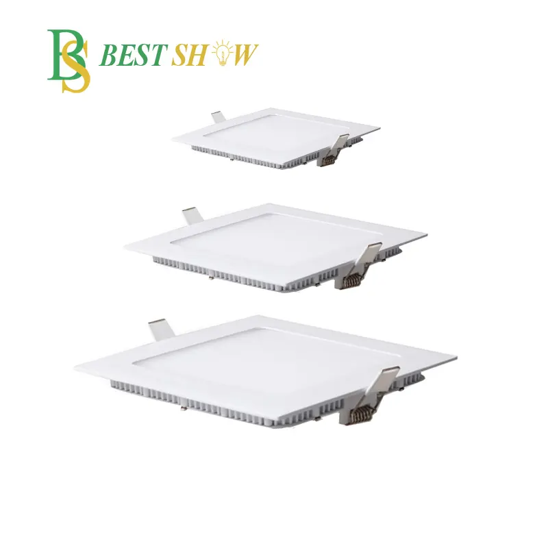 6W 7W 8W 10W 12W 5W 9W 3W 4W 15W 18W Vierkante Dimbare Led Panel Licht