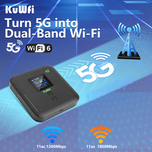2024สินค้าใหม่-เราเตอร์ WiFi โมเด็ม5G แบบพกพา3.5กิกะบิตฮอตสปอตไร้สาย6000mAh สำหรับมือถือที่มีความเร็วและพลังงานสูง - Product Image 3