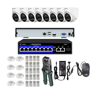 ND7608+N837-UDL 8MP Full-Color PoE Camera Kit with 8CH NVR | Audio | VQC | IP67 Outdoor Protection - Product Image 1