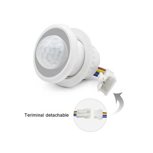 Interruptor de sensor de movimiento PIR pequeño ajustable, luz interior de día y noche, interruptor de sensor de movimiento - Product Image 3