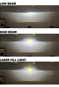 OKATUU G10 3 inç Bi Led projektör Lens için araba far çift doğrudan lazer projektör ile fabrika fiyat araba yükseltme - Product Image 6