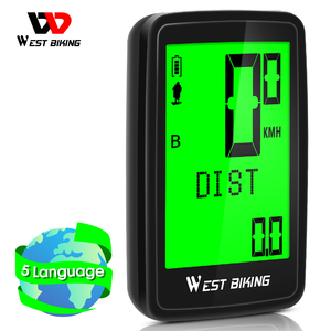 WEST ciclismo bicicleta pantalla de ordenador-tangible cronómetro Digital del odómetro ciclismo ordenador inalámbrico ejercicio Ordenador de bicicleta - Product Image 2