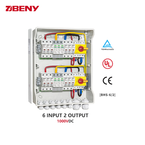 BENY 6 <strong>Input</strong> 2 <strong>Output</strong> 1000V Transparent DC PV Electrical <strong>Combiner</strong> Box 6 Strings for Solar