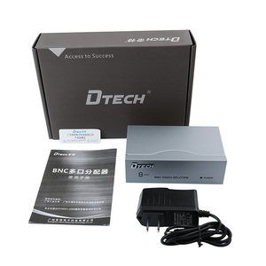 Dtech Factory Price <strong>BNC</strong> Distributor 1 <strong>Input</strong> 8 Output <strong>BNC</strong> SPLITTER 1*8 - Product Image 5