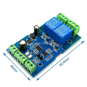 Modbus-rtu 1/2/4/8 röle modülü anahtarlama girişi ve çıkışı RS485/TTL iletişimi