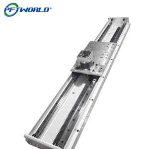 Mesa deslizante lineal multifuncional de aluminio y acero inoxidable personalizada profesional, riel de guía de doble línea - Product Image 2