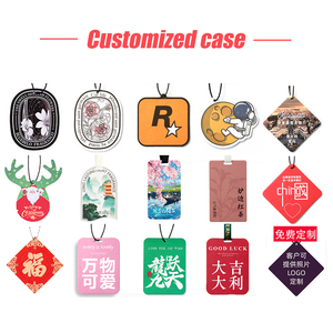 Tùy Chỉnh Xe Làm Mát Không Khí Treo Thiết Kế Sang Trọng Tùy Chỉnh Thẻ Giấy Làm Mát Không Khí Khuếch Tán Xe Hương Thơm Tùy Chỉnh Với Logo Hình - Product Image 2