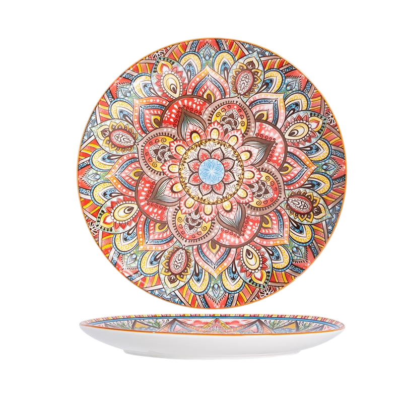 Orange 10.5-inch plate