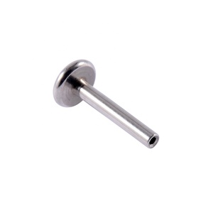 G23 <strong>Titanium</strong> 20/<strong>18</strong>/16G Threadless Labret Bar Parts Push in Lip Piercing Post Shaft Replacement Accessory Wholesale - Product Image 4