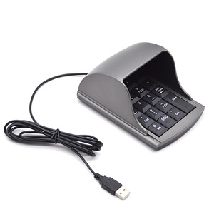Teclado numérico con cable, teclado numérico USB, teclado numérico de 19 teclas para ordenador portátil, PC, ordenador portátil