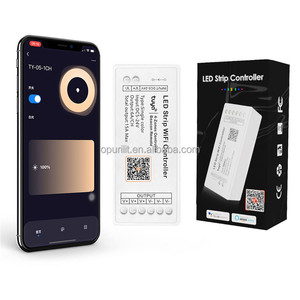 Buon prezzo di fabbrica 18A 216W Tuya WiFi Beacon 2.4G telecomando Wireless RF Dimmer 6A RGB RGBW led striscia di controllo parete - Product Image 1