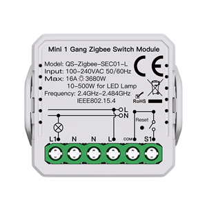 Módulo de interruptor de alta potencia 16A Tuya Zigbee con relé de enganche funciona con neutro y sin neutro - Product Image 3