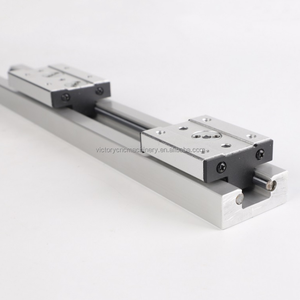 Bloque de riel de rodillo lineal LGB8 de cuatro ruedas de aluminio, deslizador de guía lineal de doble eje externo, carro de riel lineal para movimientos suaves - Product Image 3