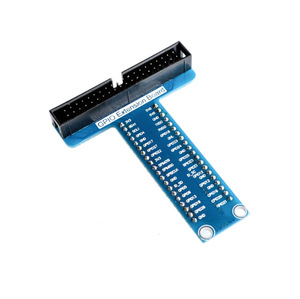EParthub ahududu Pi B t-tipi GPIO genişletme kartı ve ahududu Pi 40P kablo kırmızı/mavi PCB kartı