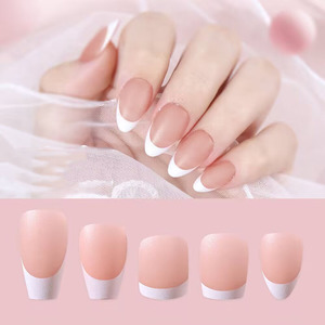 3 <strong>in</strong> <strong>1</strong> Private Label Full Cover French Toe Press on Nail <strong>Tips</strong> Handmade Premade Designed Full Cover Soft Gel Nail <strong>Tips</strong> - Product Image 4
