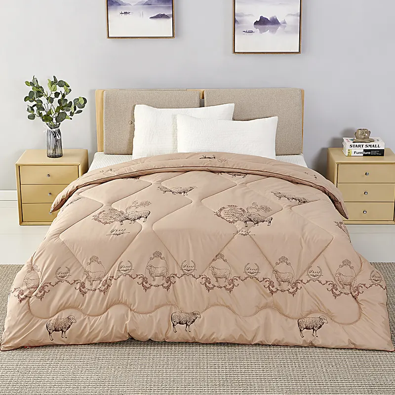 Australia high quality wool comforter without odor pure wool comforter cotton comforter thickening warmth