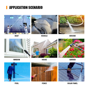 Súng bọt cao áp với nhôm 1L container kiểm soát kép cho sản lượng bọt phong phú trong tự động làm sạch - Product Image 4