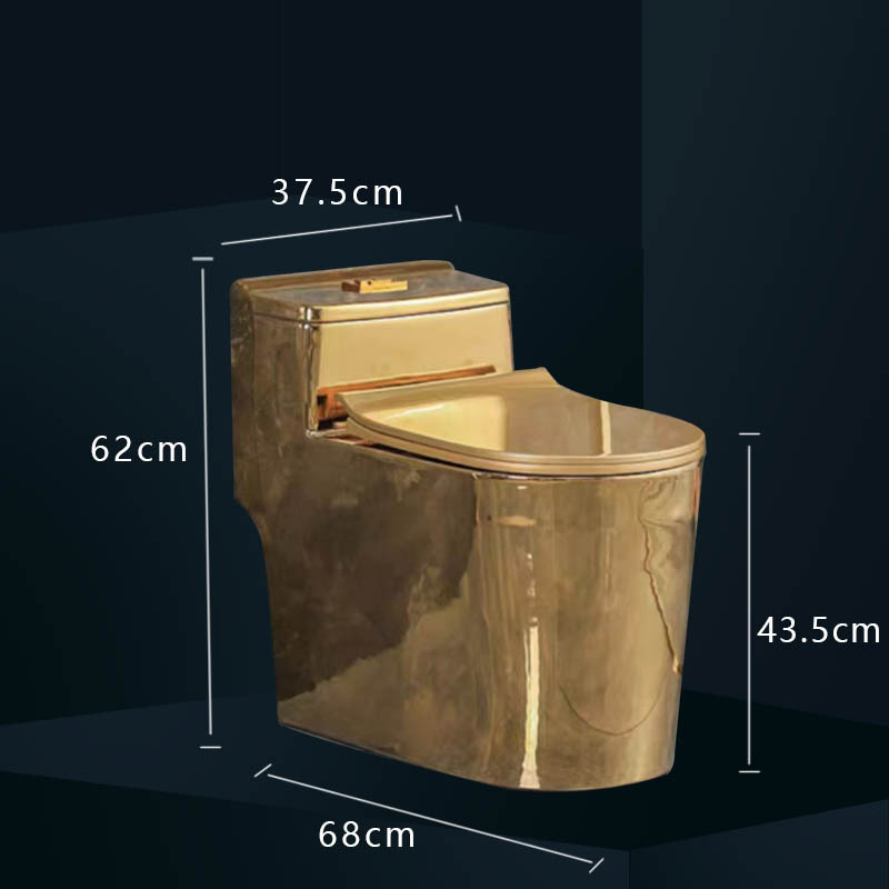 Toilette en or pur sous-marin de type I, espacement des trous de 400 mm