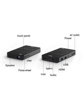 Aome源工厂热型号S90迷你便携式4K 3D DLP微型投影仪，安卓智能家庭影院发光二极管 - Product Image 6