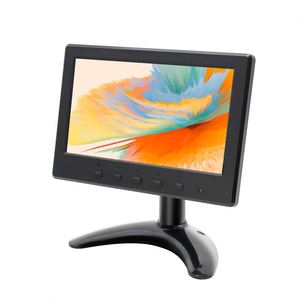 Entrada Vga + HD con pantalla, función de reproductor de DVD, pequeño monitor de ordenador Lcd de escritorio para el hogar, pantalla de coche
