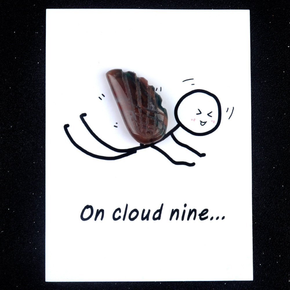 Indian agate card