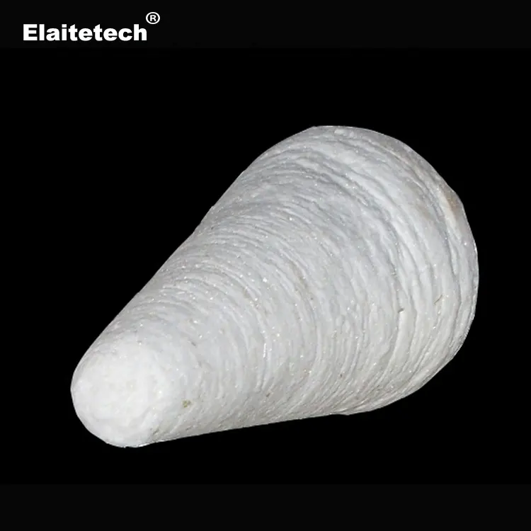 De fibra de cerámica refractarios de vacío formas especiales silicato de aluminio de fibra de cono utilizado en la fundición