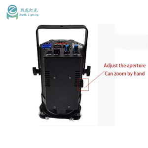 T-show 60W Mini Par <strong>Light</strong> with Barn Door Wedding Stage Theater Lighting 15-30 Degree Warm White 2in1 Cob DMX512 Control Mode - Product Image 3